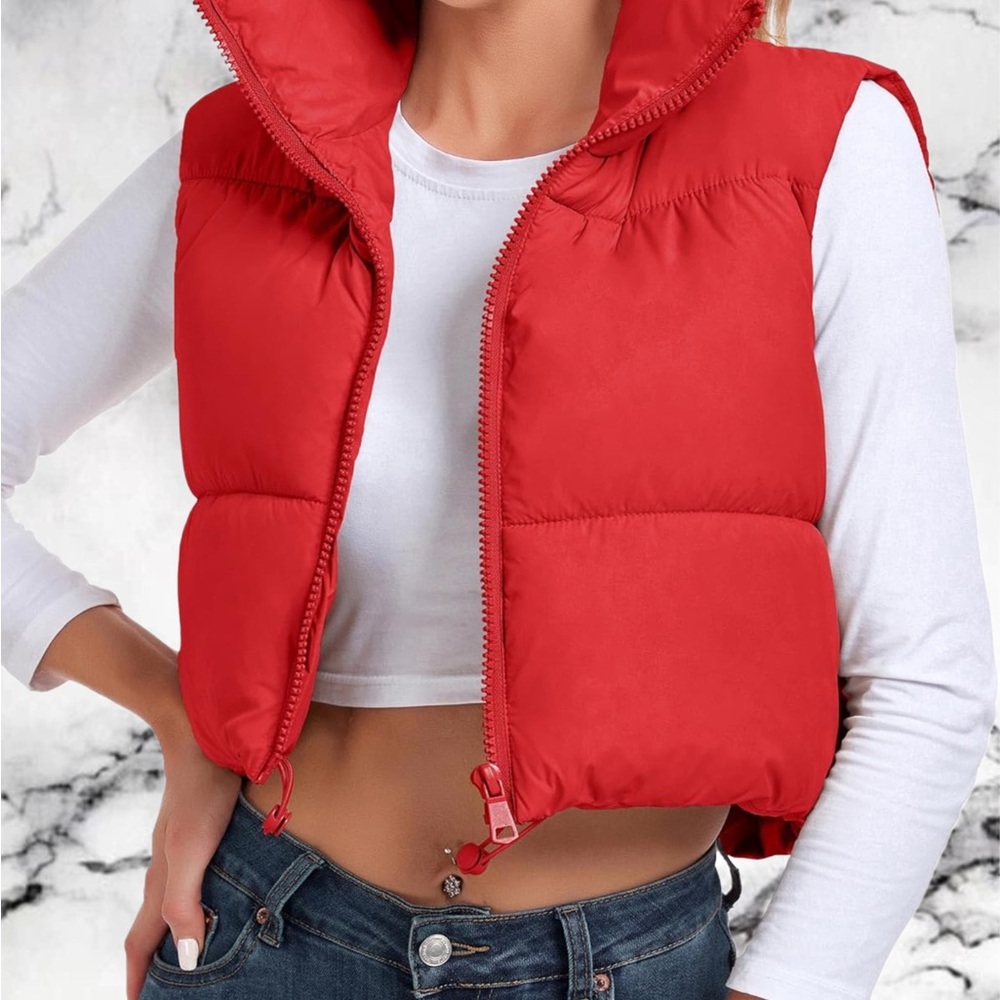 Red Puffer Vest